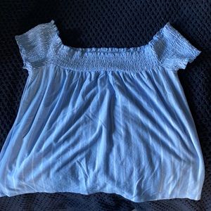 Off the shoulder shirt